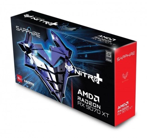 Karta graf. SAPPHIRE NITRO+ RX 9070 XT GAMING OC 16 Karta graf. SAPPHIRE NITRO+ RX 9070 XT GAMING OC 16