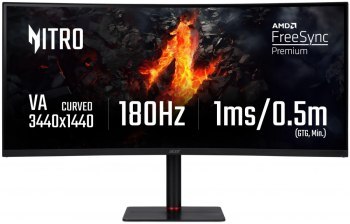 Acer XV345CURV3BMIPHUZX - 34'' | VA | 1ms | WQHD | 180Hz | USB-C Acer XV345CURV3BMIPHUZX - 34'' | VA | 1ms | WQHD | 180Hz | USB-C