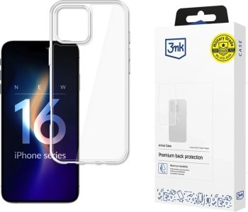 3mk Armor Case do Apple iPhone 16 Pro Max przezroczysty