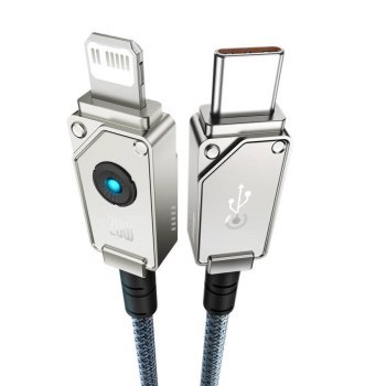 Kabel USB C - Lightning Baseus Unbreakable 20W 480Mb/s 1m - biały Kabel USB C - Lightning Baseus Unbreakable 20W 480Mb/s 1m - biały
