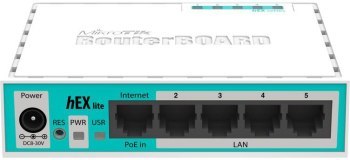 MikroTik hEX lite Router RB750r2 5x RJ45 100Mb MikroTik hEX lite Router RB750r2 5x RJ45 100Mb