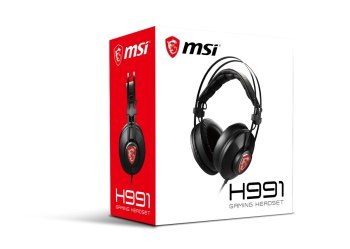 Słuchawki - MSI S BOX Czarne Słuchawki - MSI S BOX Czarne