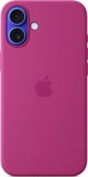 Apple iPhone 16 Plus Silicone Case with MagSafe fuchsia