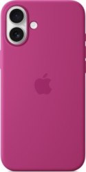Apple iPhone 16 Plus Silicone Case with MagSafe fuchsia