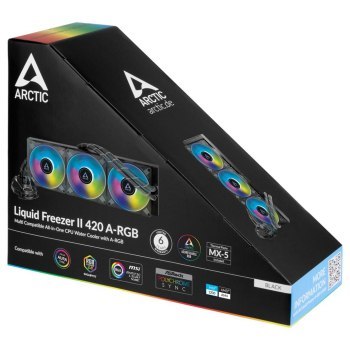 Chłodzenie wodne Arctic Liquid Freezer II 420 ARGB BLACK Chłodzenie wodne Arctic Liquid Freezer II 420 ARGB BLACK