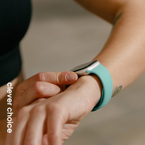 Crong Liquid - Pasek do Apple Watch 38/40/41/42mm (turkusowy) Crong Liquid - Pasek do Apple Watch 38/40/41/42mm (turkusowy)