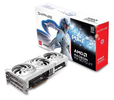 Karta graf. SAPPHIRE PURE RX 9070 XT GAMING OC 16GB Karta graf. SAPPHIRE PURE RX 9070 XT GAMING OC 16GB