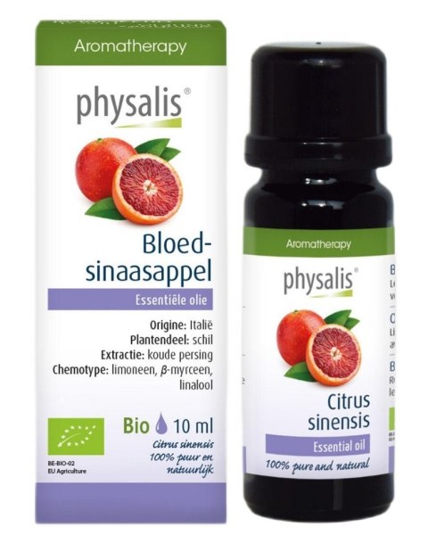 OLEJEK ETERYCZNY POMARAŃCZA KRWISTA BIO 10 ml - PHYSALIS