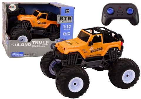 Auto Terenowe Zdalnie Sterowane 2.4G RC 1:12 Pomarańczowy Auto Terenowe Zdalnie Sterowane 2.4G RC 1:12 Pomarańczowy