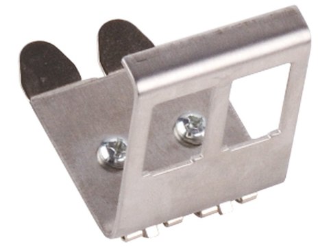 Adapter mocowania typu keystone na szynę DIN (TH-35) 2x moduł keystone ALANTEC Adapter mocowania typu keystone na szynę DIN (TH-35) 2x moduł keystone ALANTEC