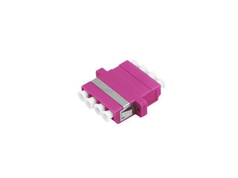 Adapter światłowodowy multimodowy OM4 LC quad ALANTEC Adapter światłowodowy multimodowy OM4 LC quad ALANTEC