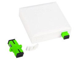 Gniazdo naścienne FTTH 2C (2 x SC simplex) bez adapterów ALANTEC