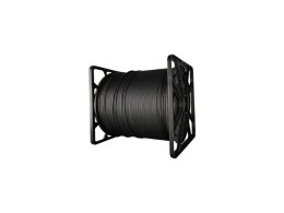 Kabel światłowodowy OS2 abonencki FTTx okrągły SM 1J 9/125 LSOH czarny ALANTEC