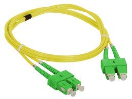 Patch cord SM SC/APC-SC/APC duplex 9/125 5.0m ALANTEC