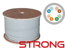 WZMOCNIONY kabel U/UTP kat.5e PVC 4PR Eca 500m STRONG - 25 lat gwarancji, badanie jakości laboratorium INTERTEK (USA) ALANTEC