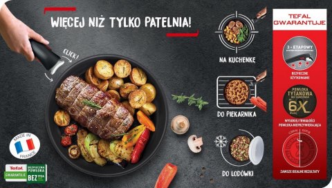 Patelnia wok TEFAL Ingenio Unlimited 26 cm L7637732 Patelnia wok TEFAL Ingenio Unlimited 26 cm L7637732