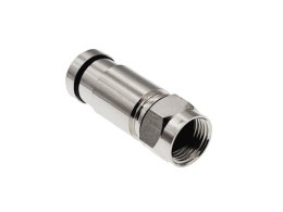 RGTec - Złącze F kompresyjne RG6, średnica tulei wewnętrznej 4.55 mm (±0,1)