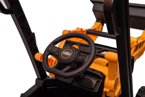 Koparka Na Akumulator JCB Z Łyżką Żółta Koparka Na Akumulator JCB Z Łyżką Żółta