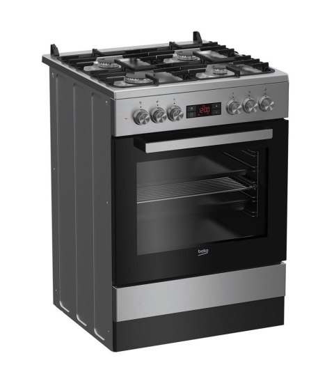 Kuchnia Beko FSM62332DXT (Płyta gazowa; Piekarnik elektryczny; 600mm) Kuchnia Beko FSM62332DXT (Płyta gazowa; Piekarnik elektryczny; 600mm)