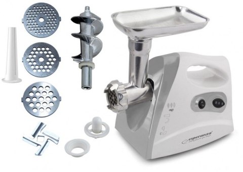 Maszynka do mielenia mięsa Esperanza EKM012E (600W; kolor biały) Maszynka do mielenia mięsa Esperanza EKM012E (600W; kolor biały)