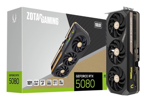 Karta graficzna ZOTAC GAMING GeForce RTX 5080 SOLID 16GB Karta graficzna ZOTAC GAMING GeForce RTX 5080 SOLID 16GB