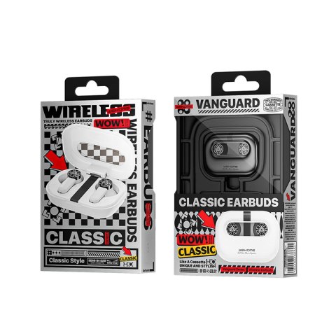 WEKOME VA06 Vanguard Series - Bezprzewodowe słuchawki Bluetooth V5.2 TWS z etui ładującym (Biały) WEKOME VA06 Vanguard Series - Bezprzewodowe słuchawki Bluetooth V5.2 TWS z etui ładującym (Biały)