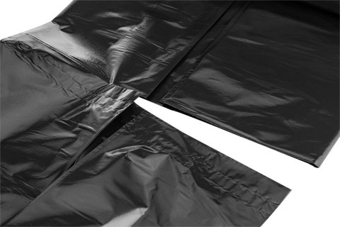 Worki budowlane 120 L, czarne, 10 sztuk, 70 mic Worki budowlane 120 L, czarne, 10 sztuk, 70 mic
