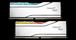 G.SKILL TRIDENT Z5 ROYAL RGB DDR5 2X32GB 6000MHZ CL28 SILVER F5-6000J2836G32GX2-TR5S