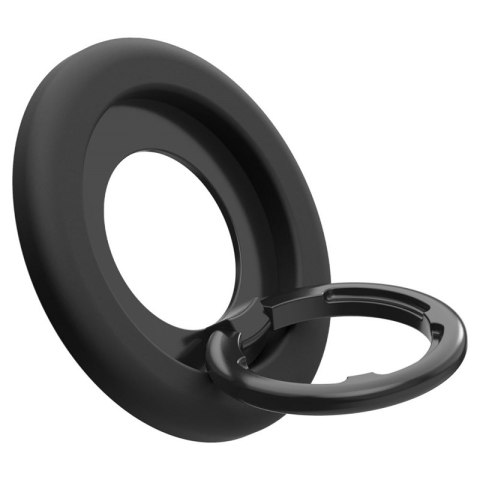 Spigen Nano Pop MagSafe Phone Ring - Magnetyczny uchwyt na palec z funkcją podstawki (Black Sesame) Spigen Nano Pop MagSafe Phone Ring - Magnetyczny uchwyt na palec z funkcją podstawki (Black Sesame)