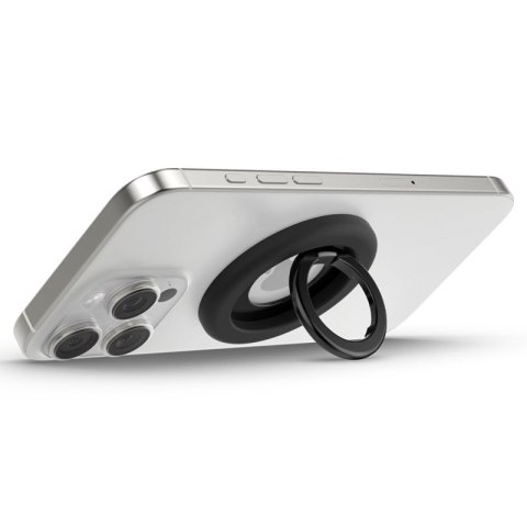 Spigen Nano Pop MagSafe Phone Ring - Magnetyczny uchwyt na palec z funkcją podstawki (Black Sesame) Spigen Nano Pop MagSafe Phone Ring - Magnetyczny uchwyt na palec z funkcją podstawki (Black Sesame)