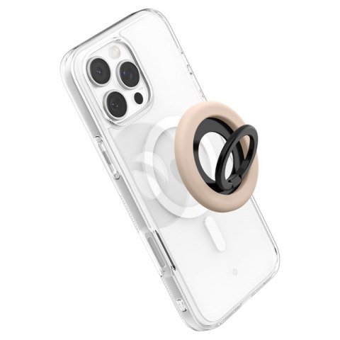 Spigen Nano Pop MagSafe Phone Ring - Magnetyczny uchwyt na palec z funkcją podstawki (Coconut Beige) Spigen Nano Pop MagSafe Phone Ring - Magnetyczny uchwyt na palec z funkcją podstawki (Coconut Beige)