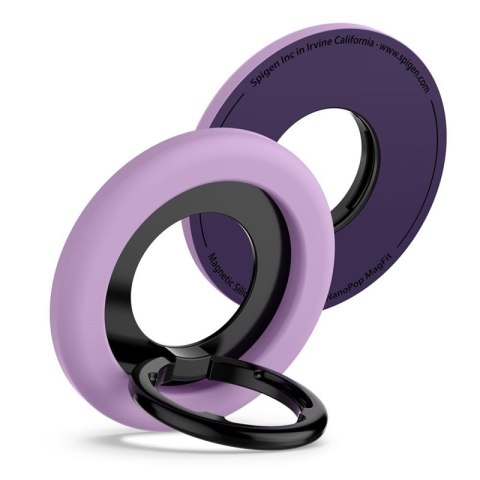 Spigen Nano Pop MagSafe Phone Ring - Magnetyczny uchwyt na palec z funkcją podstawki (Grape Purple) Spigen Nano Pop MagSafe Phone Ring - Magnetyczny uchwyt na palec z funkcją podstawki (Grape Purple)