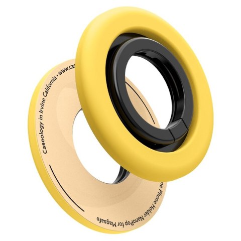 Spigen Nano Pop MagSafe Phone Ring - Magnetyczny uchwyt na palec z funkcją podstawki (Mango Yellow) Spigen Nano Pop MagSafe Phone Ring - Magnetyczny uchwyt na palec z funkcją podstawki (Mango Yellow)