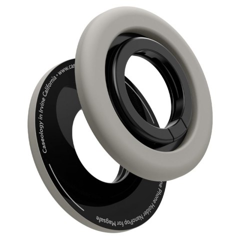 Spigen Nano Pop MagSafe Phone Ring - Magnetyczny uchwyt na palec z funkcją podstawki (Truffle Grey) Spigen Nano Pop MagSafe Phone Ring - Magnetyczny uchwyt na palec z funkcją podstawki (Truffle Grey)