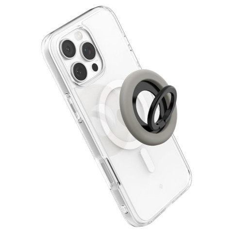 Spigen Nano Pop MagSafe Phone Ring - Magnetyczny uchwyt na palec z funkcją podstawki (Truffle Grey) Spigen Nano Pop MagSafe Phone Ring - Magnetyczny uchwyt na palec z funkcją podstawki (Truffle Grey)