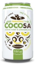 WODA KOKOSOWA Z SOKIEM Z ANANASA 330 ml - DIET-FOOD