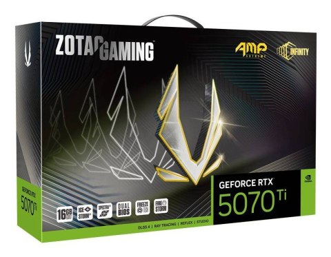 Karta graficzna ZOTAC GAMING GeForce RTX 5070 Ti 16GB AMP Extreme INFINITY Karta graficzna ZOTAC GAMING GeForce RTX 5070 Ti 16GB AMP Extreme INFINITY