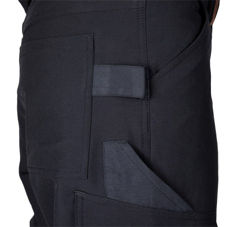 Spodnie robocze Mix&Match, 4 way stretch, czarno-pomarańczowe, rozmiar S Spodnie robocze Mix&Match, 4 way stretch, czarno-pomarańczowe, rozmiar S