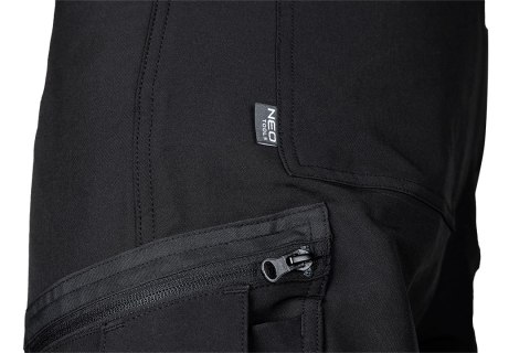 Spodnie robocze Mix&Match, 4 way stretch, czarno-zielone, rozmiar XXXL Spodnie robocze Mix&Match, 4 way stretch, czarno-zielone, rozmiar XXXL