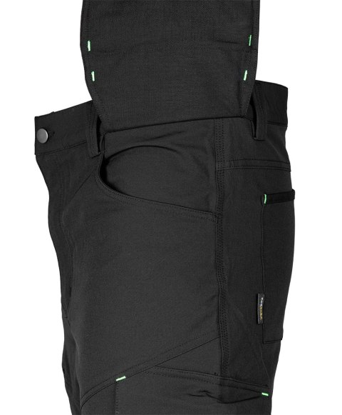Spodnie robocze Mix&Match, 4 way stretch, z kaburami, Cordura, czarne, rozmiar L Spodnie robocze Mix&Match, 4 way stretch, z kaburami, Cordura, czarne, rozmiar L