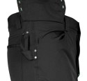 Spodnie robocze Mix&Match, 4 way stretch, z kaburami, Cordura, czarne, rozmiar M