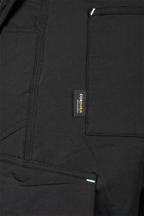 Spodnie robocze Mix&Match, 4 way stretch, z kaburami, Cordura, czarne, rozmiar XS Spodnie robocze Mix&Match, 4 way stretch, z kaburami, Cordura, czarne, rozmiar XS