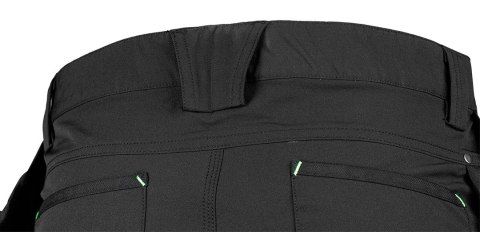Spodnie robocze Mix&Match, 4 way stretch, z kaburami, Cordura, czarne, rozmiar S Spodnie robocze Mix&Match, 4 way stretch, z kaburami, Cordura, czarne, rozmiar S