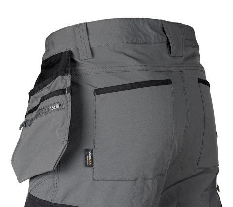 Spodnie robocze Mix&Match, 4 way stretch, z kaburami, Cordura, szaro-czarne, rozmiar XXL Spodnie robocze Mix&Match, 4 way stretch, z kaburami, Cordura, szaro-czarne, rozmiar XXL