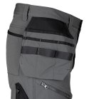 Spodnie robocze Mix&Match, 4 way stretch, z kaburami, Cordura, szaro-czarne, rozmiar XXXL