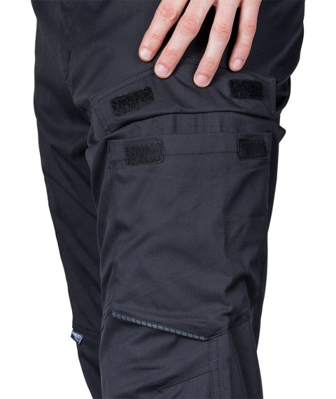 Spodnie robocze Mix&Match, stretch, czarne, rozmiar M Spodnie robocze Mix&Match, stretch, czarne, rozmiar M