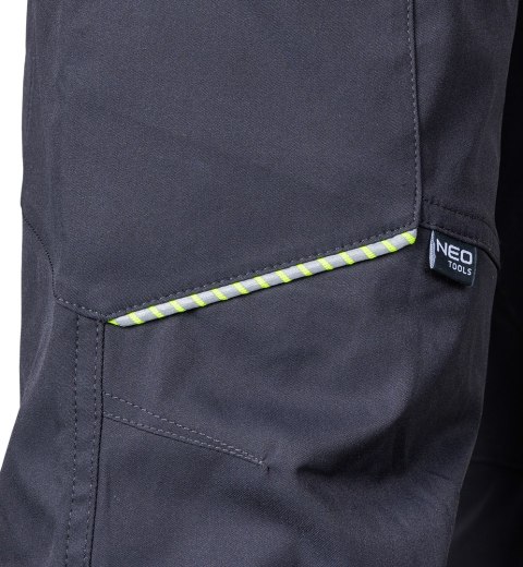 Spodnie robocze Mix&Match, stretch, szare, rozmiar XXXL Spodnie robocze Mix&Match, stretch, szare, rozmiar XXXL