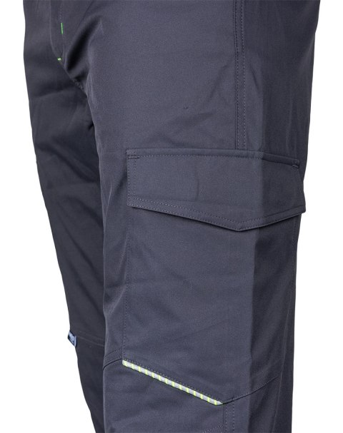 Spodnie robocze Mix&Match, stretch, szare, rozmiar S Spodnie robocze Mix&Match, stretch, szare, rozmiar S