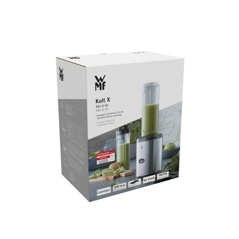 Blender stojący WMF KULT X Mix & Go (300W; kolor srebrny) Blender stojący WMF KULT X Mix & Go (300W; kolor srebrny)