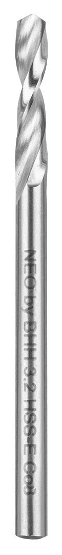 Wiertła specjalistyczne do rozwiercania zapieczonych śrub, HSS-E Co8, 3.2-8.5 mm, krótkie, kpl.5szt.